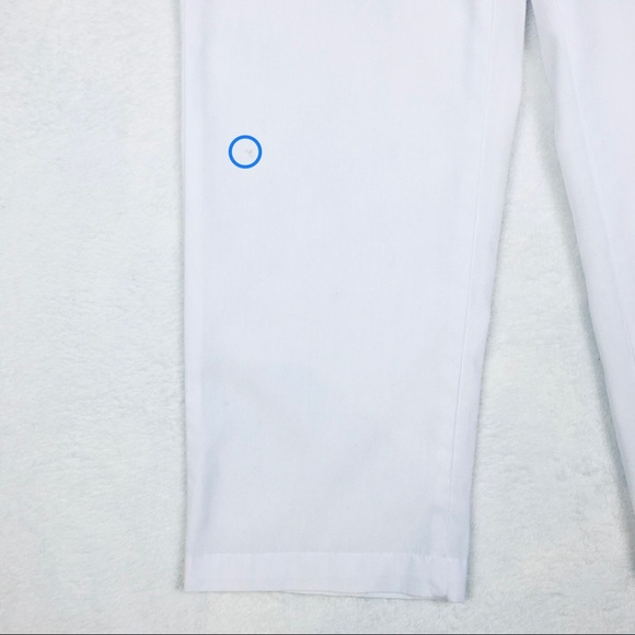 White Medical Work Scrubs Pants Bottoms - Picture 9 of 14